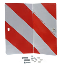 Parking warning sign, L, type II, hinged, 423 x 423 mm, w/o KS