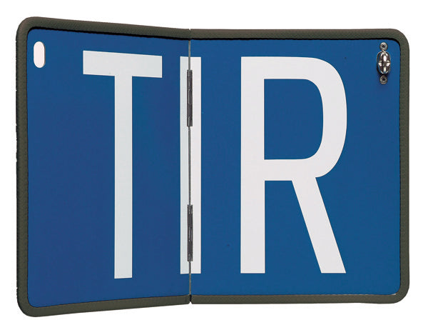 TIR board, hinged, 400 x 250 mm, with KS