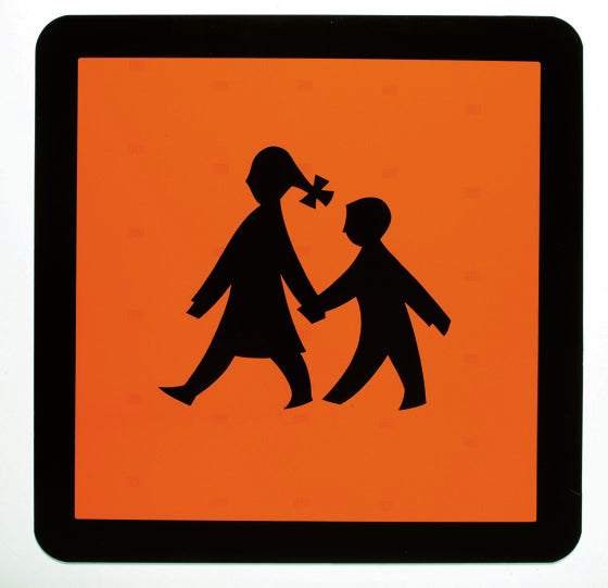 School bus sign, type I, 600 x 600 mm, without KS