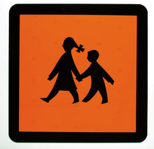 School bus sign, type I, 600 x 600 mm, without KS