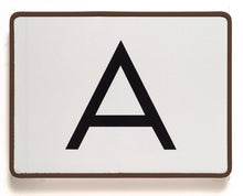 A warning sign, type I, rigid, 400 x 300 mm, without KS