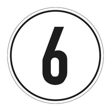 Speed sign, SK film, 200 mm, 6 km/h