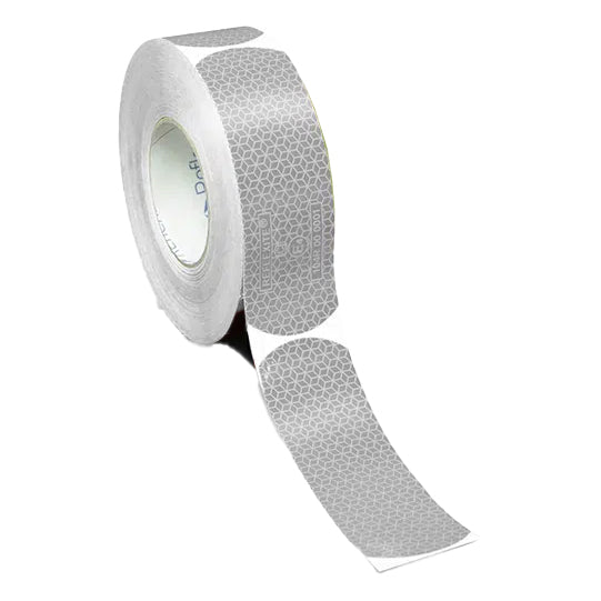 Contour marking for tankers, white, 50 mm x 50 m, Orafol