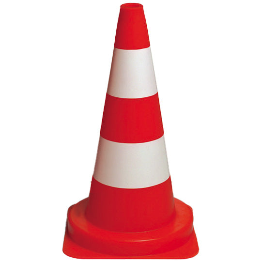 Traffic cone daylight fluorescent, 500 mm, PVC