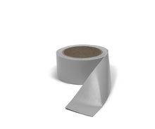 Tarpaulin tape, 50 mm x 5 m, silver RAL 9006