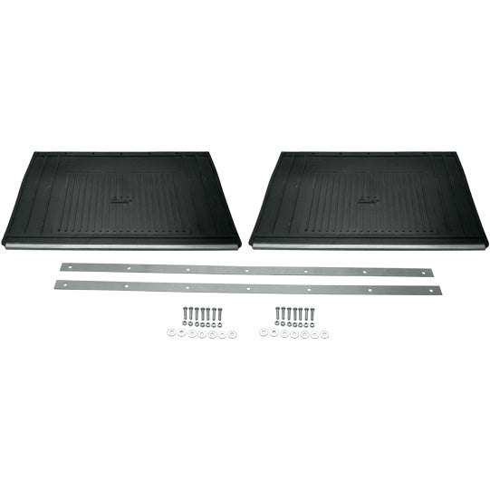 Mud flap w/ Suer logo, PVC, 400 x 400 mm, incl. fix.