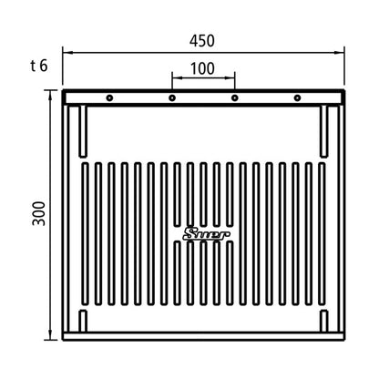 Mud flap w/ Suer logo, PVC, 450 x 300 mm, incl. fix.