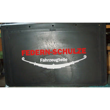 Mud flaps 600 × 300, with "Federn Schulze" logo