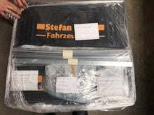 Mud flap, 650 × 300 mm, smooth, with "EBERT" logo