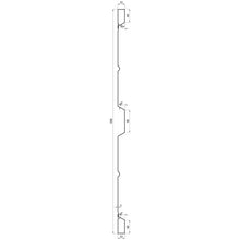 Steel dropside profile P 1000/33/33 WS, 2 mm thick