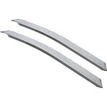 Svängda aluminiumramper, 1500/200 mm, lastkapacitet 400 kg/par