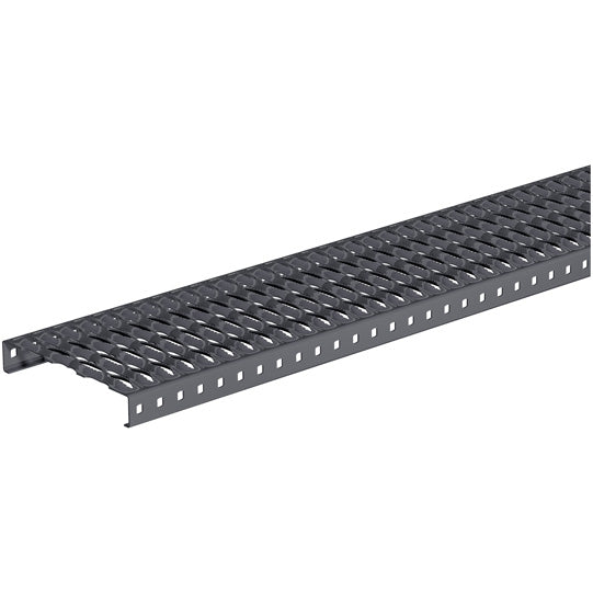 Slotted grating, raw, 310 mm wide, 3000 mm long