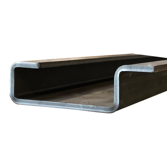 Corner stanchion profile, S235JRG2, raw, 100 x 36 x 5 mm, 6 m