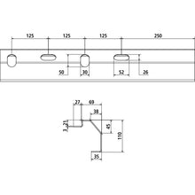 Floor frame profile f. building material platf.m, S420MC, raw,