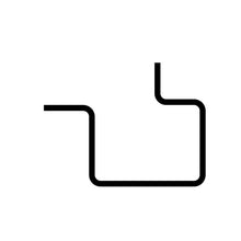 Corner pillar profile 80/60x52/31x4 mm 5000 mm total + gru.