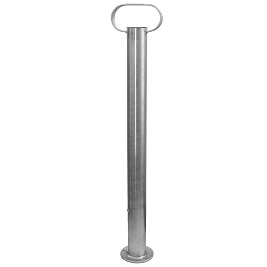 Parking support round tube RSR 48, tube length 600 mm long