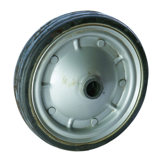 Spare wheel 280 x 65 mm solid rubber on sheet steel rim