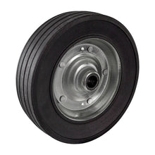Reservhjul 220 x 60 mm, massiva gummidäck på plåtfälg
