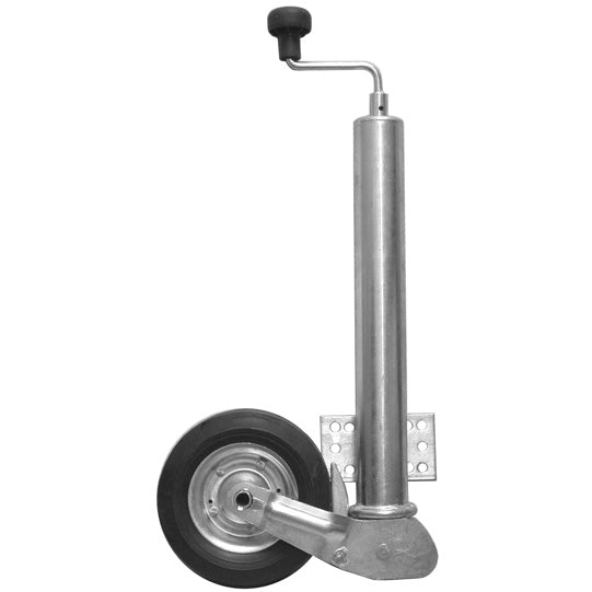 Stödhjul VK 60 / K / 200 VBB, massiva gummidäck på plåt