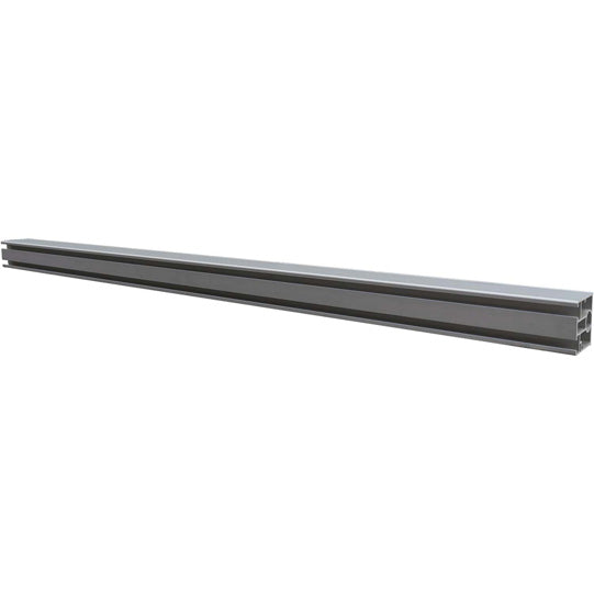 Aluminium underride guard square profile, 2400 mm, anodised