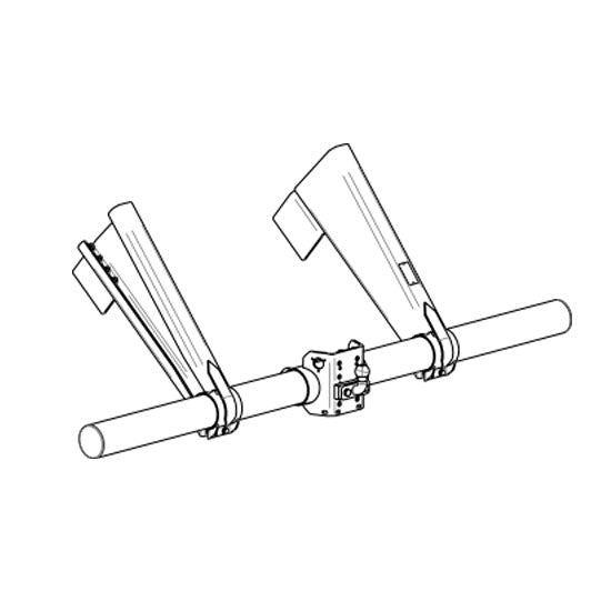 Underride guard WUF 180 SRK-ZKK, w/ coupling ball