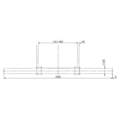 Underride guard WUF 180 SLE, version A1-1