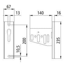 Clamp, galvanised