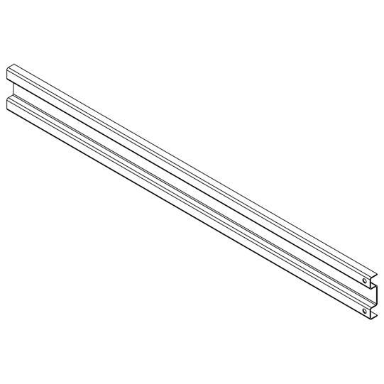 Longitudinal rail, 2500 mm long, galvanized