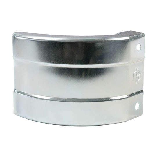End cap, front, 100 mm, galvanised