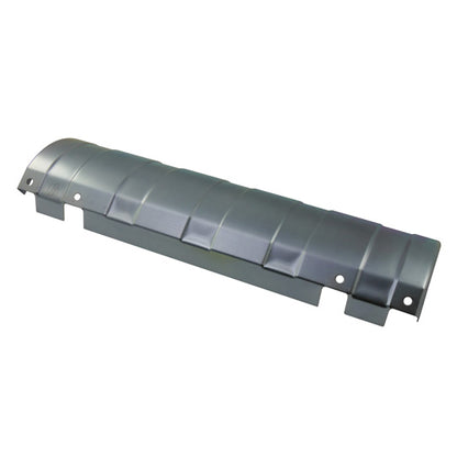 End cap, front, 400 mm, galvanised