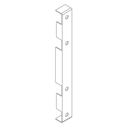 End cap, rear, 100 mm, galvanised
