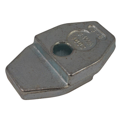 Clamping jaw, double-sided, galvanised, 5 - 8 mm/8 - 12 mm