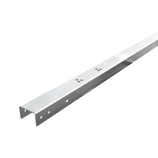 U-beam w/ holes, 2300 mm, sendzimir galvanised