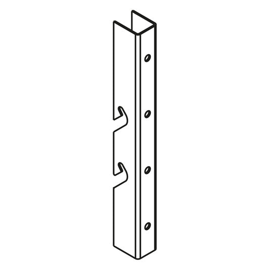 Bearing part, detachable, 500 mm, galvanised