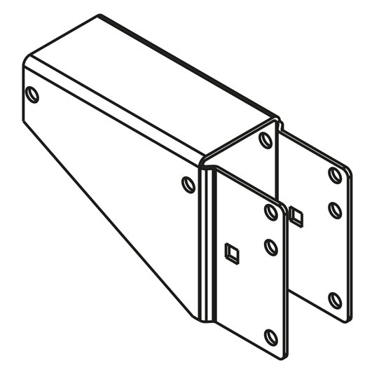 Swivel adapter 4000, galvanised
