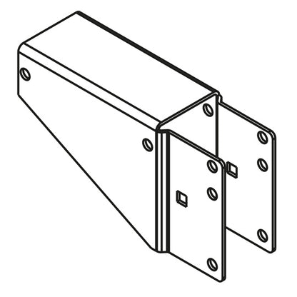 Swivel adapter 4000, galvanised