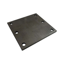 Screw-on plate, type 2026, 200 x 220 x 8 mm, 6 holes