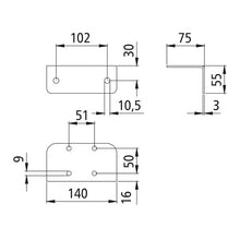 Clamping bracket set for pipe mounting