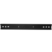 Aluminium underride guard, machined, 2400 mm, RAL9005 (deep bla