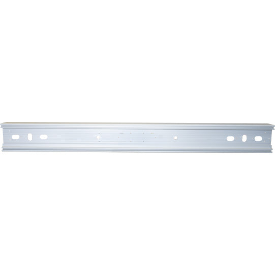 Aluminium underride guard, machined, 2400 mm, anodised