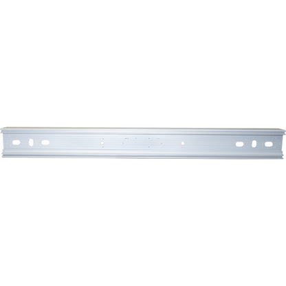 Aluminium underride guard, machined, 2400 mm, anodised