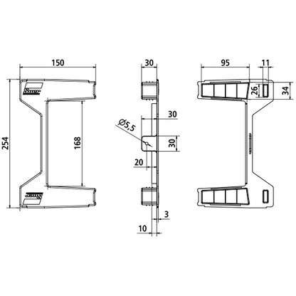 Plastic cover cap, f. type 564040