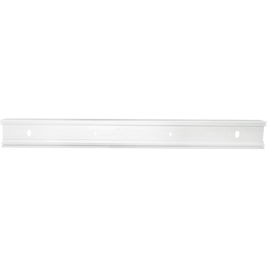 Aluminium underride guard 564040, machined, 2400 mm, RAL 9010