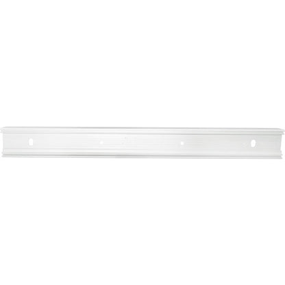 Aluminium underride guard 564040, machined, 2400 mm, RAL 9010