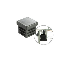 Plastic plug 22 x 22 mm, black, f. cable duct 564040