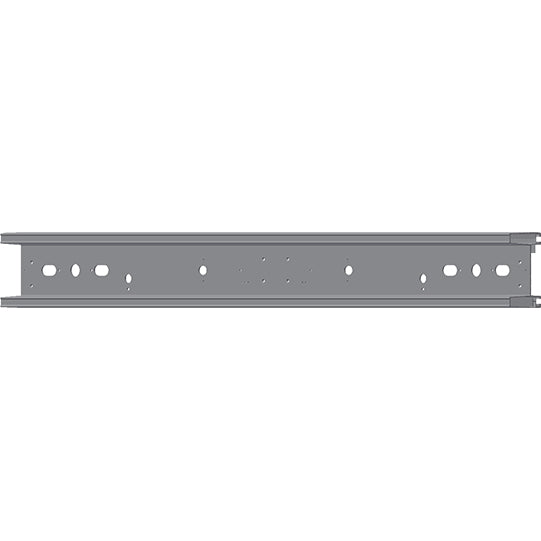 Aluminium underride guard, type 564040, machined, 2400 mm, anod