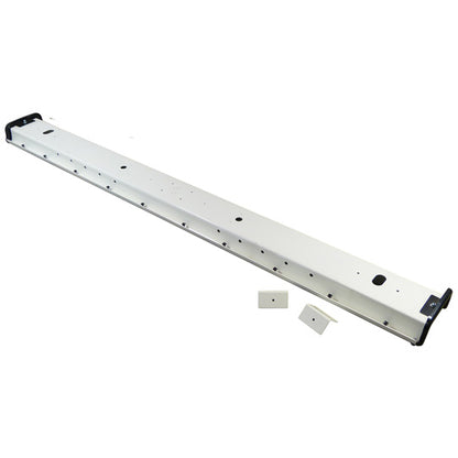 Steel underride guard, type 2010S, 2400 mm, RAL 9010