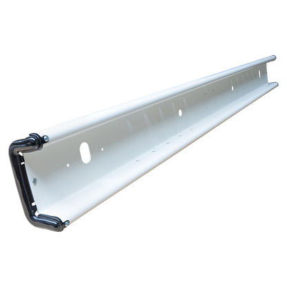 Steel underride guard, type 2010S, 2400 mm, RAL 9010