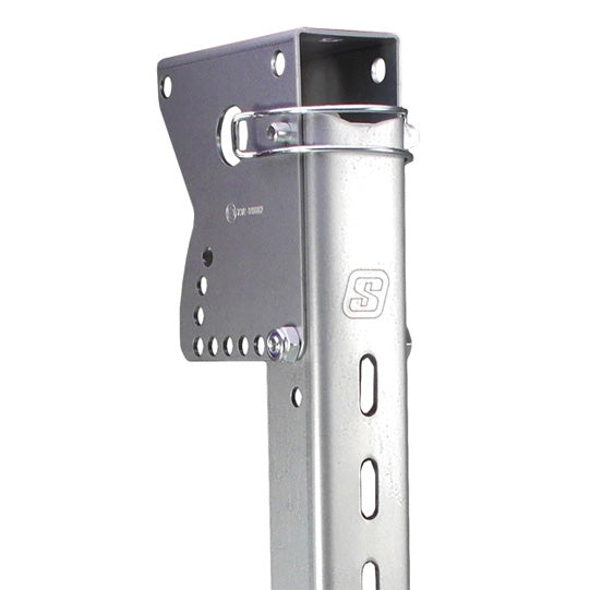 Side guard leg for side protection profile, L 710 mm aluminium-magnesium