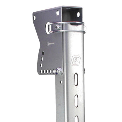 Side guard leg for side protection profile, L 710 mm aluminium-magnesium